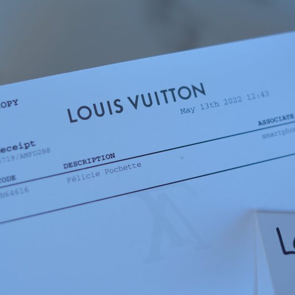 LOUIS VUITTON - Felicie Pochette Studded Damier Azur SPECIAL LIMITED EDITION - Picture 15 of 16